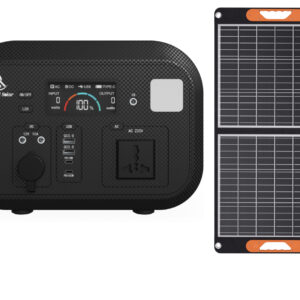 600W Portable Power Station 576Wh LifePo4 + Solar Panel